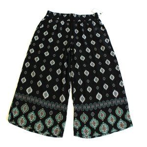 Dana Buchman Woman's Wide Leg Capri Size S 4 6